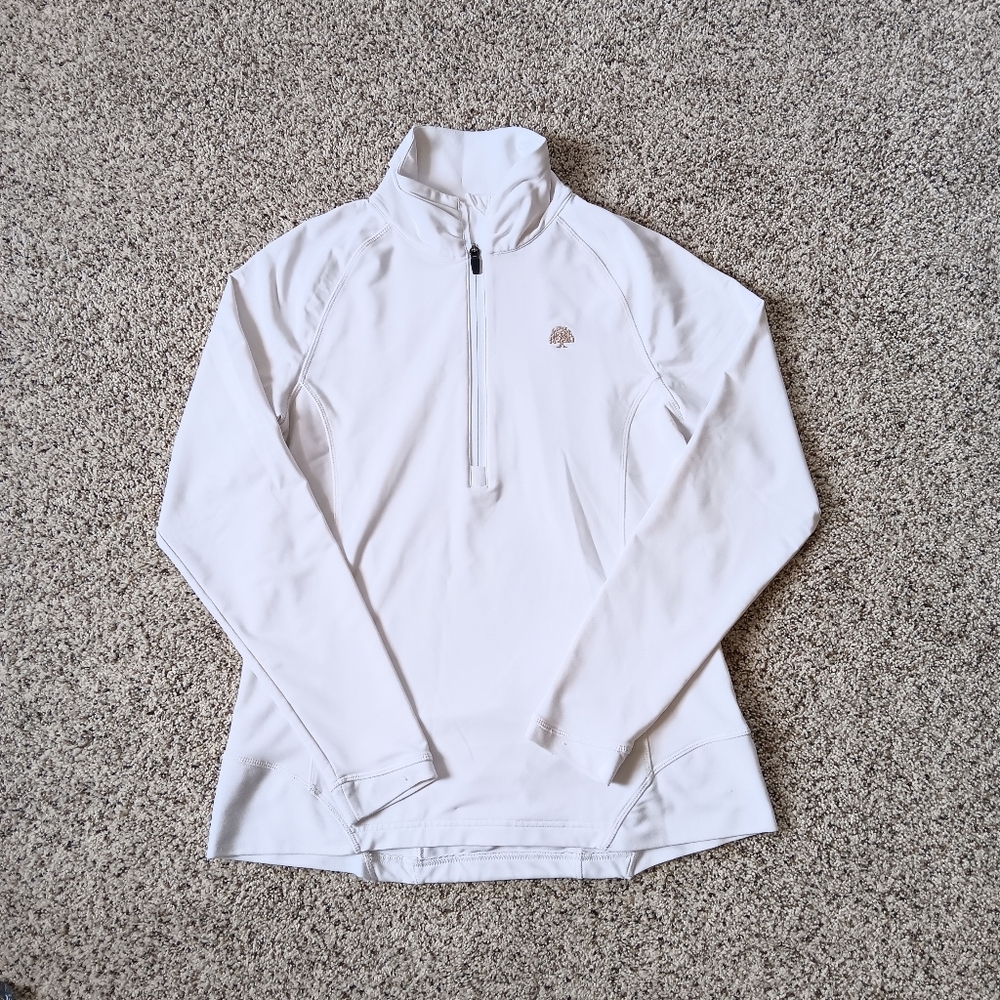Peter Millar Element Wicking Quarter Zip Golf Athletic Pullover Womens Large